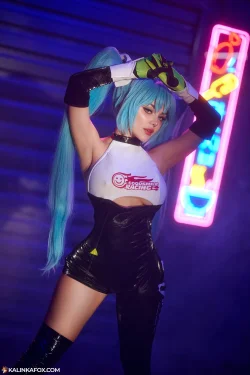 Miku Goodsmile Racing cosplay by Kalinka Fox